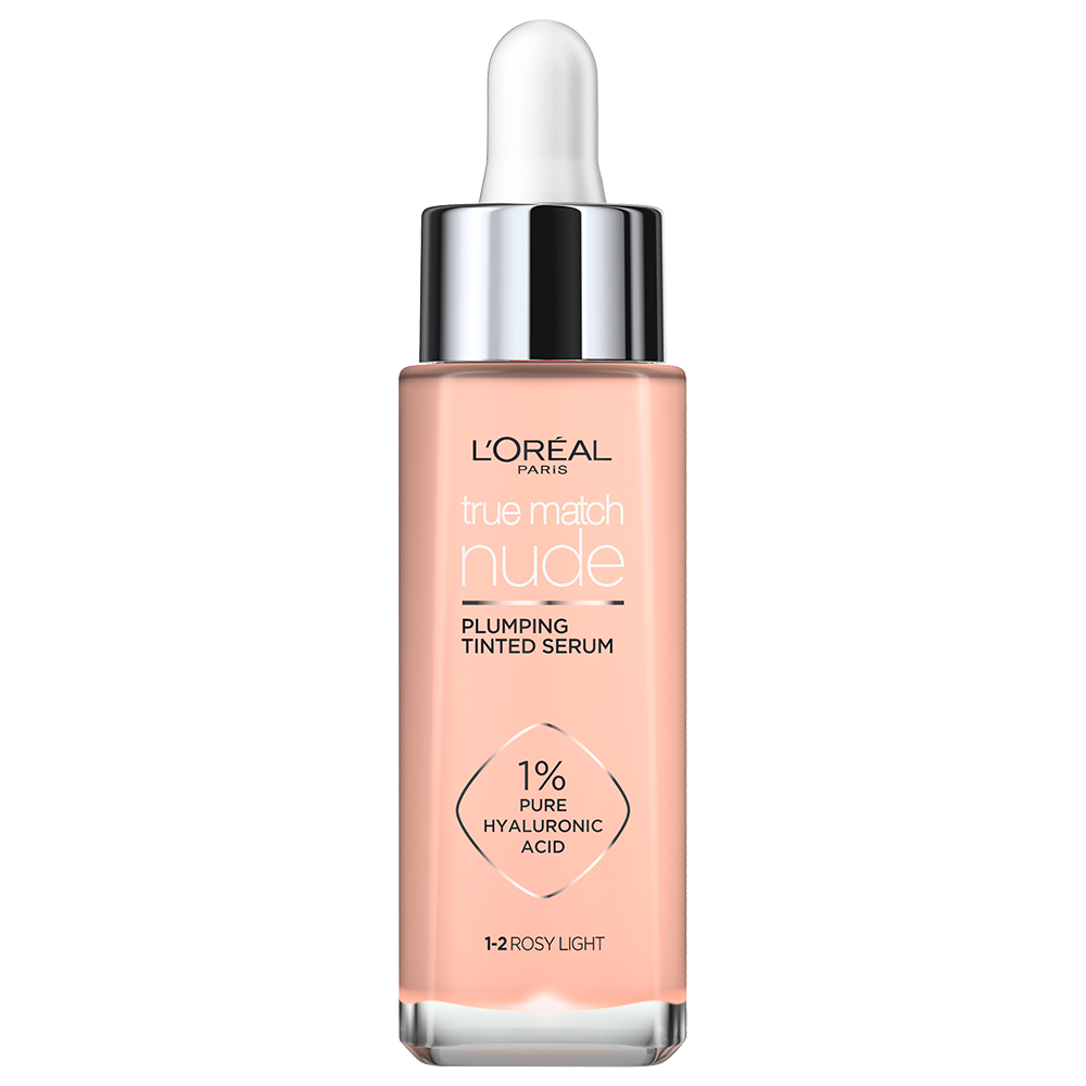 Bild: L'ORÉAL PARIS True Match Aufpolsterndes Getöntes Serum 1-2