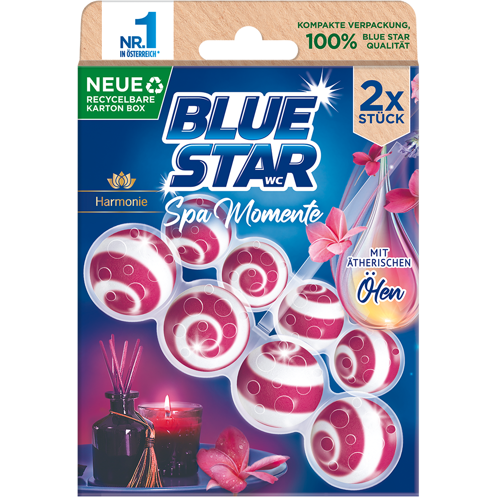 Bild: Blue Star Spa Momente WC-Steine Harmonie