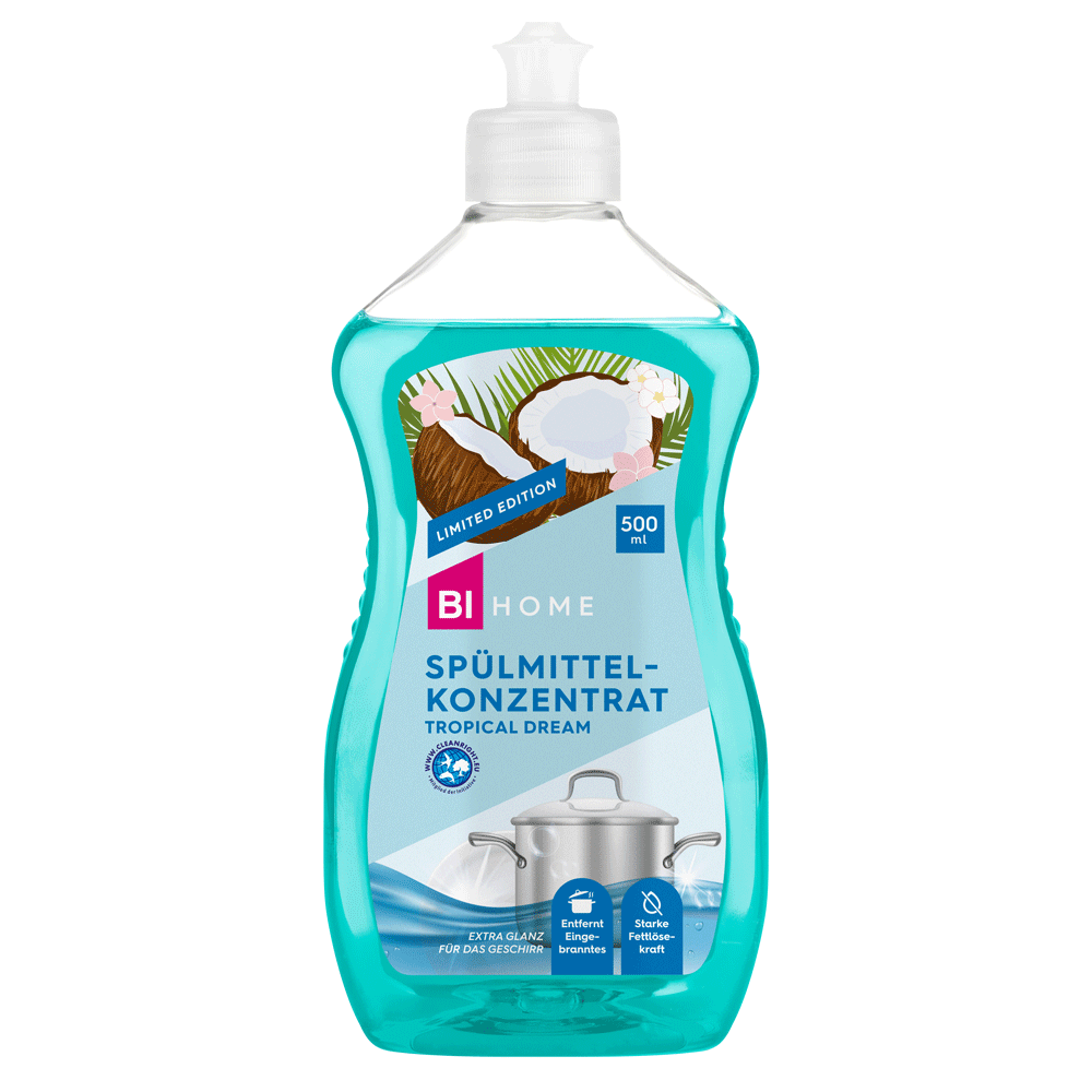 Bild: BI HOME Spülmittel Konzentrat Tropical Dream 