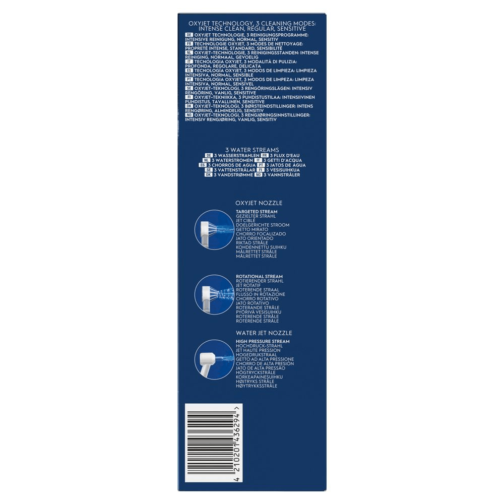 Bild: Oral-B AquaCare 6 Kabellose Munddusche, Weiß/Grau 