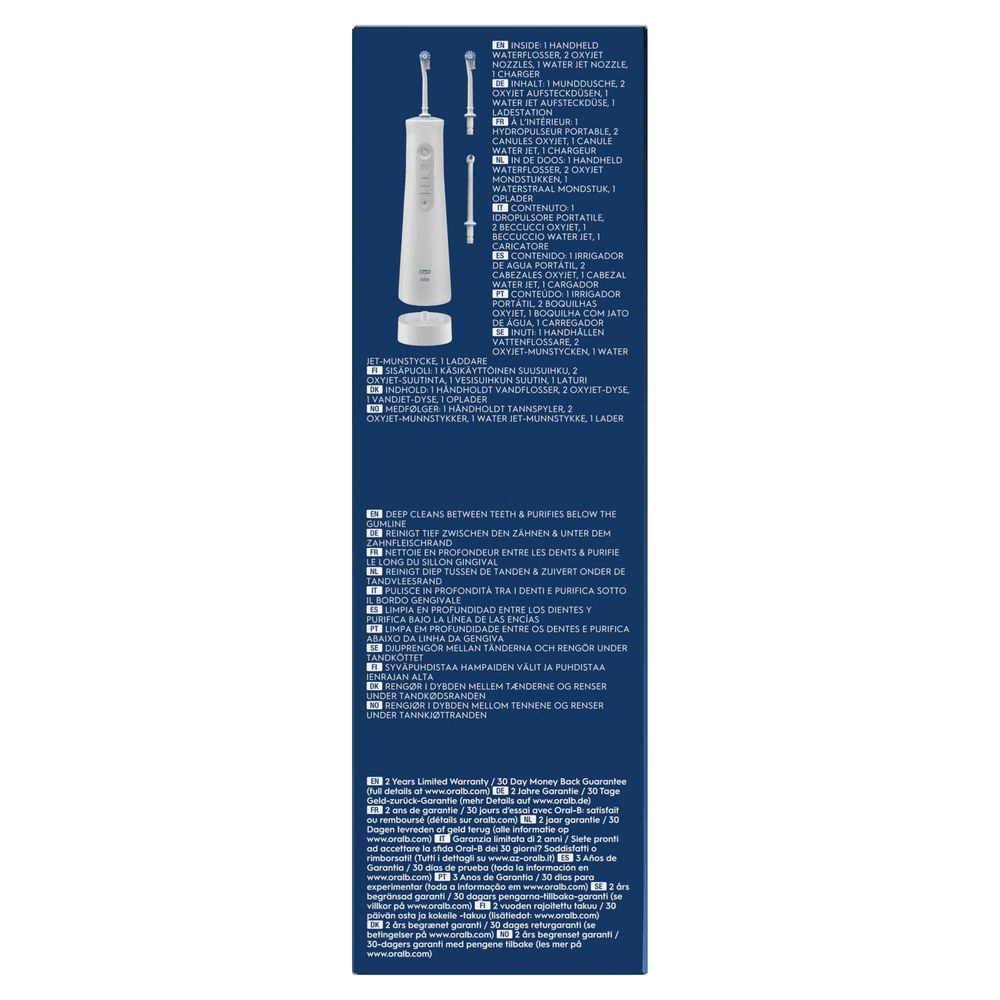Bild: Oral-B AquaCare 6 Kabellose Munddusche, Weiß/Grau 