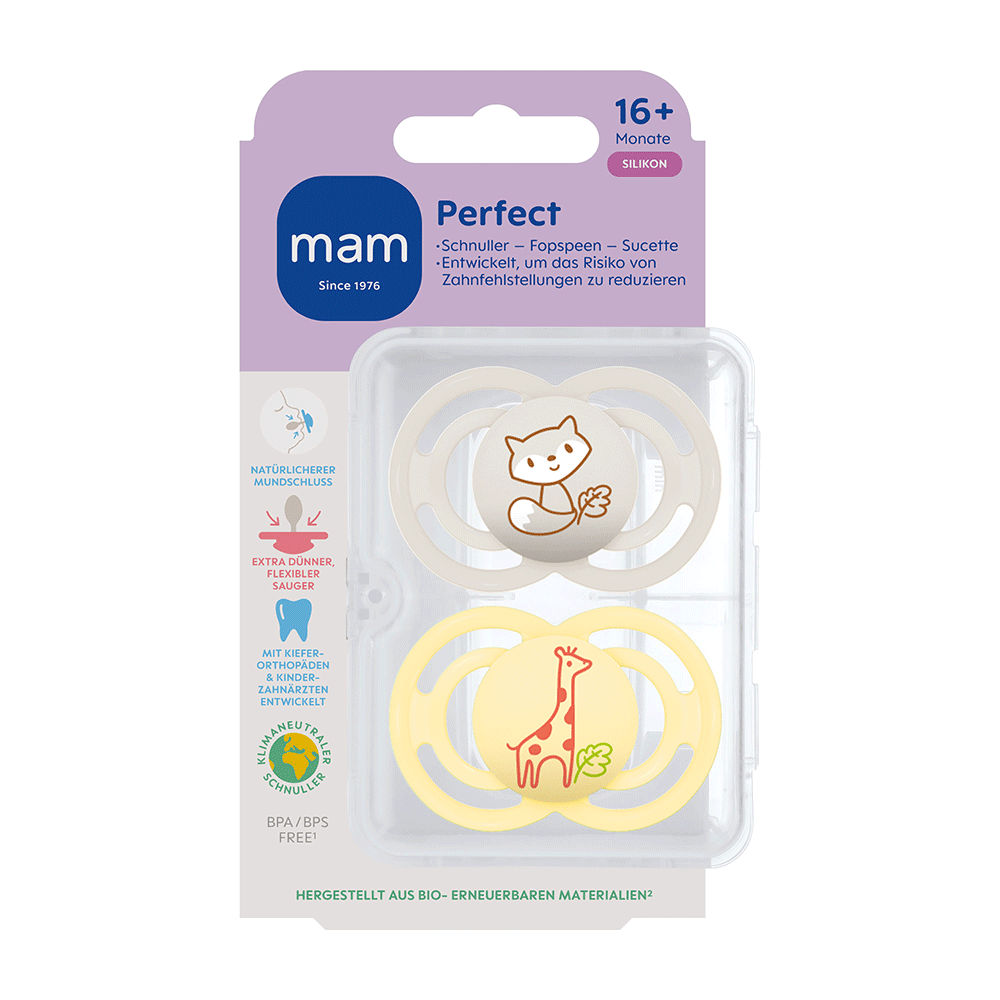 Bild: MAM Perfect Silikon Schnuller 16+ Monate