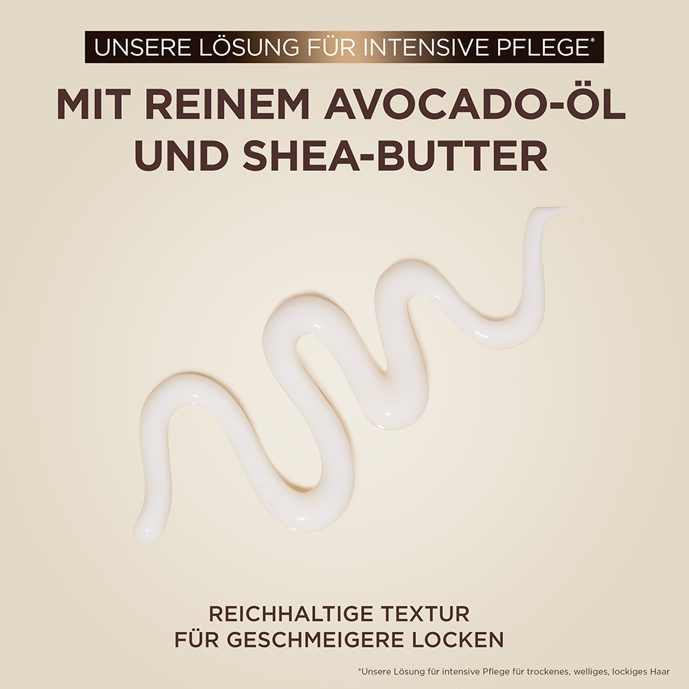 Bild: GARNIER Wahre Schätze Intensiv Pflegende Leave-In Creme Pures Avocado-Öl & Shea Butter 