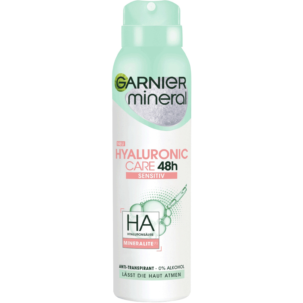 Bild: GARNIER Mineral Hyaluronic Care Deo Spray