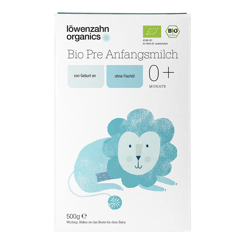 Bild: Löwenzahn organics Bio Pre Anfangsmilch 