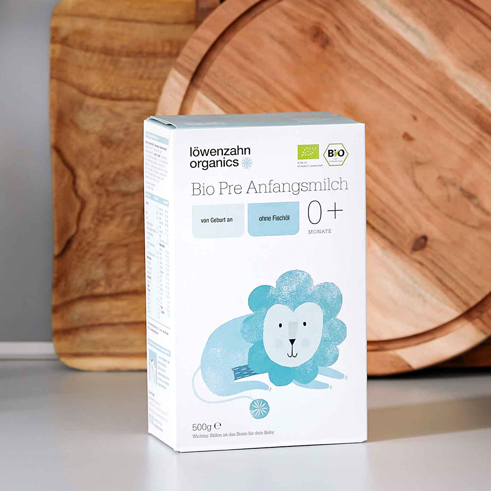 Bild: Löwenzahn organics Bio Pre Anfangsmilch 