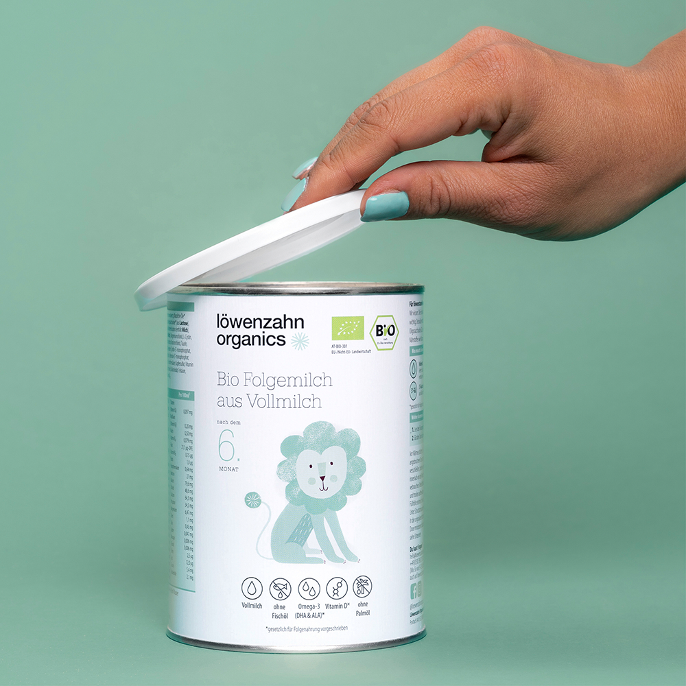 Bild: Löwenzahn organics Bio Folgemilch aus Vollmilch 