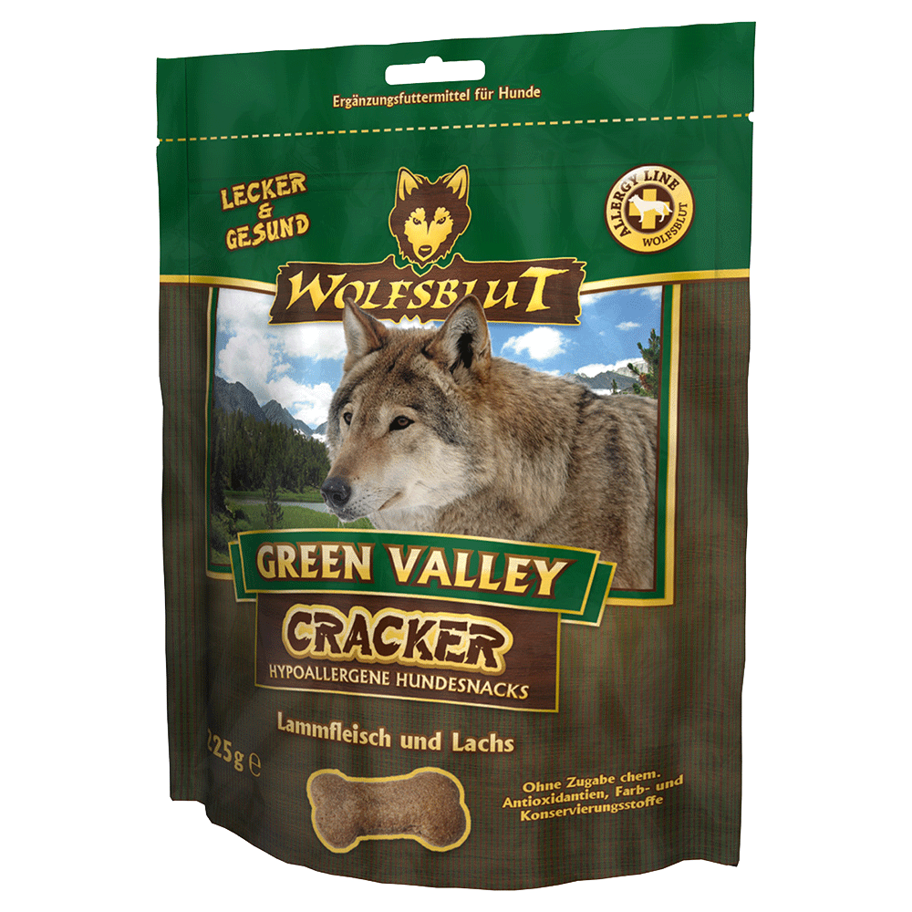 Bild: Wolfsblut Cracker Green Valley/Lamm Lachs 