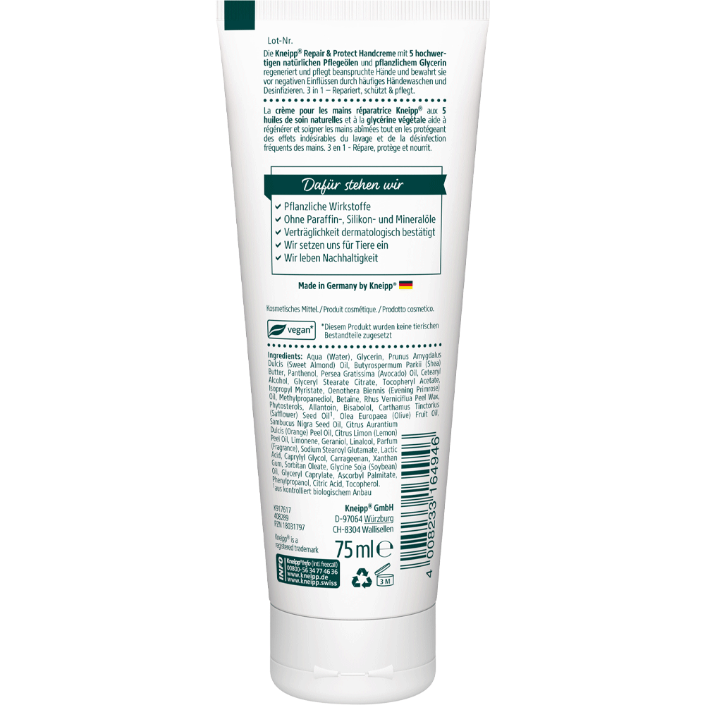 Bild: Kneipp Handcreme Repair & Protect 