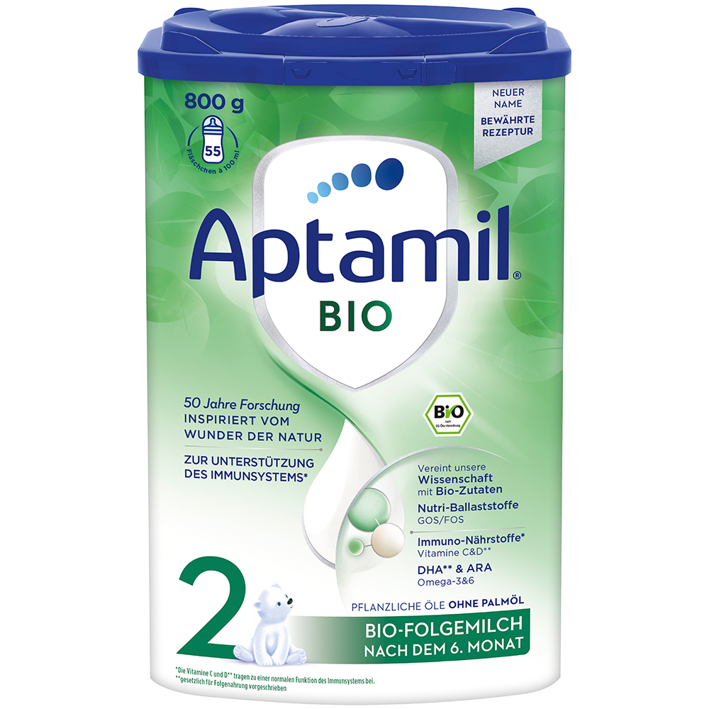 Bild: Aptamil Bio-Folgemilch 