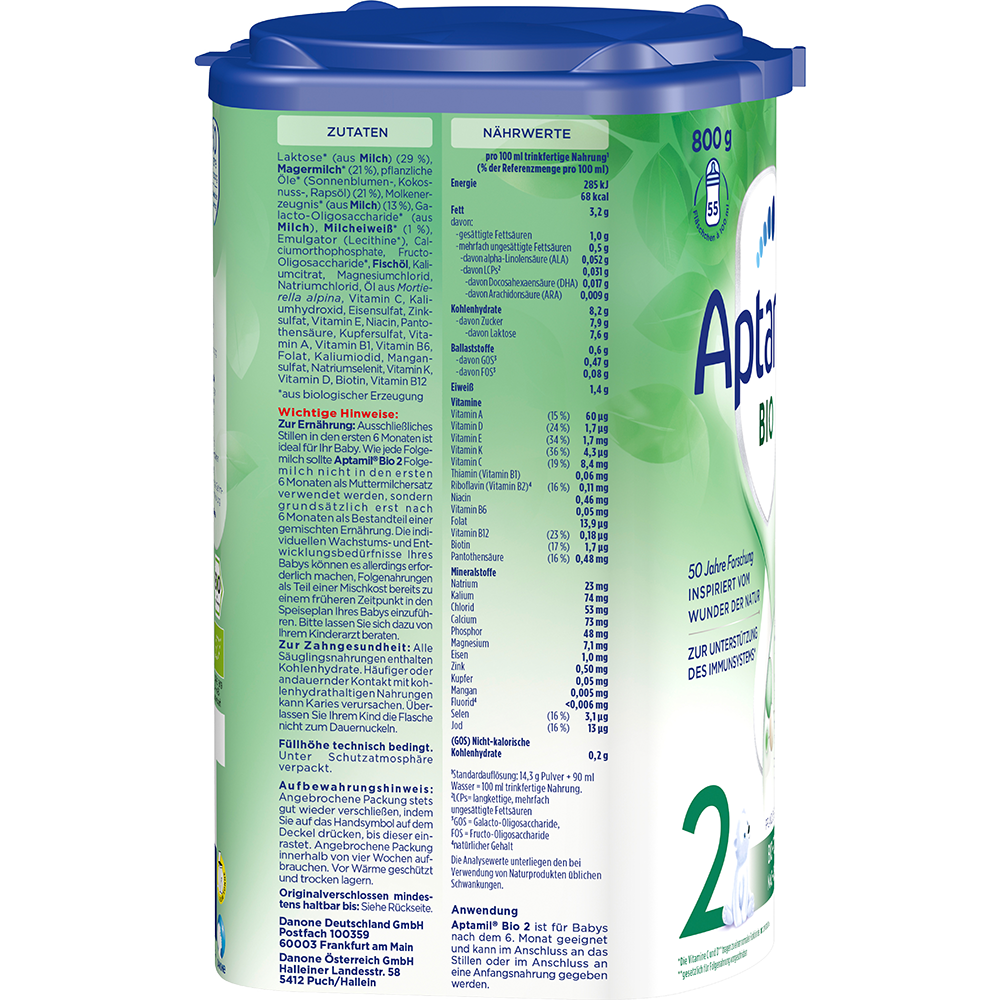 Bild: Aptamil Bio-Folgemilch 