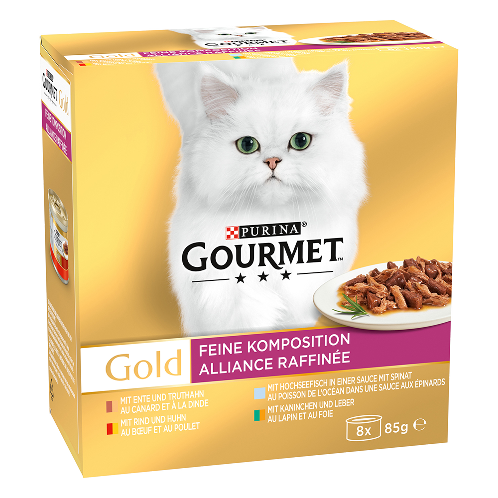 Bild: GOURMET Gold Feine Komposition mit Ente und Truthahn 