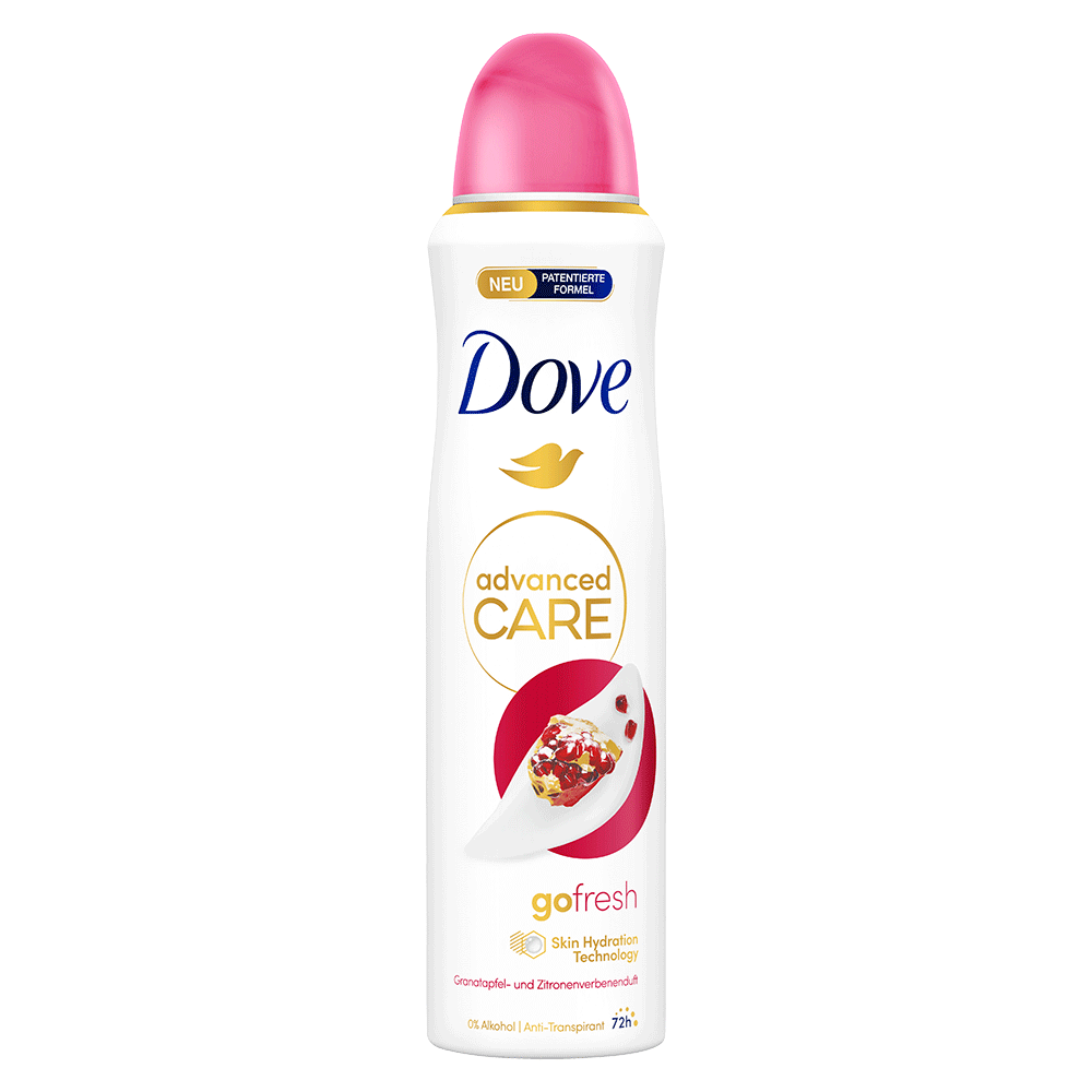 Bild: Dove Deo Spray Advanced Care gofresh Granatapfel