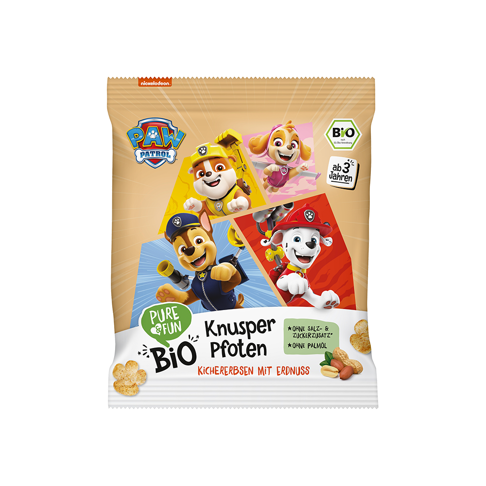 Bild: Pure & Fun Knusper Pfoten Kichererbsen mit Erdnuss 