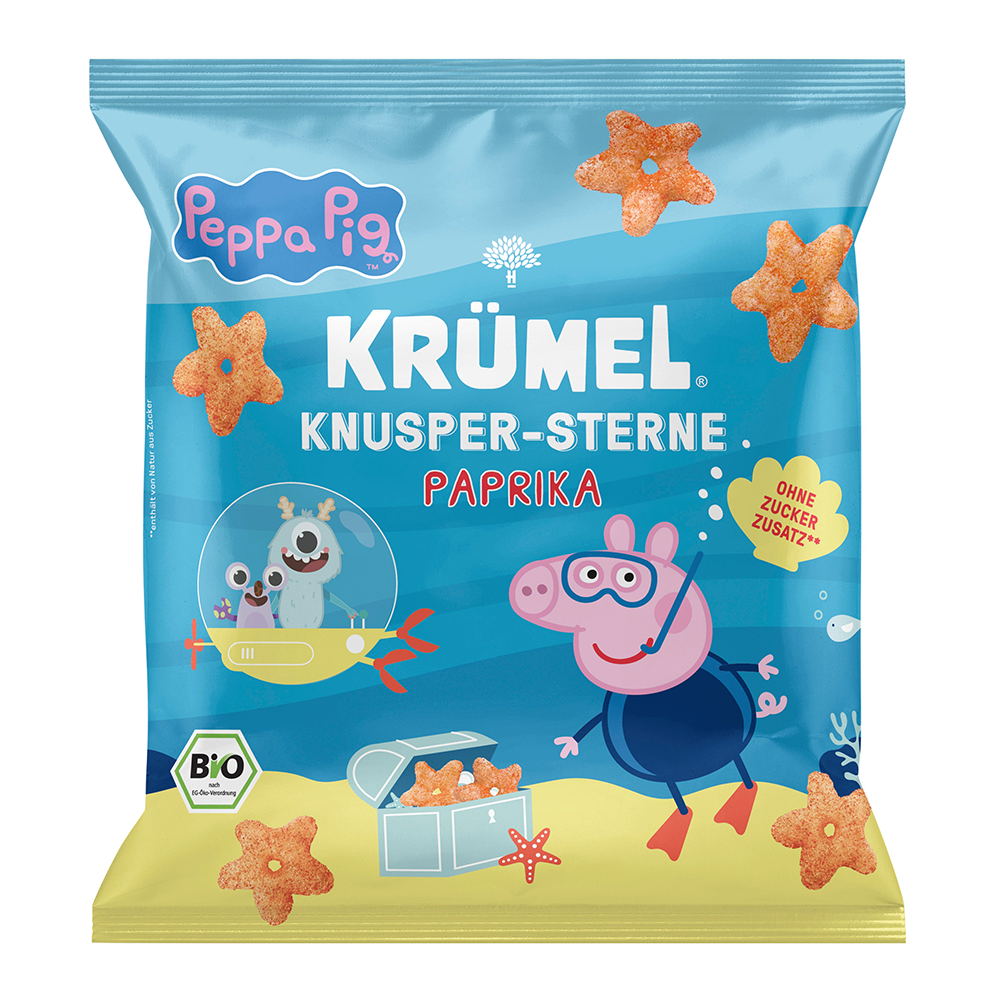 Bild: Krümel Peppa Pig Knusper-Sterne Paprika 