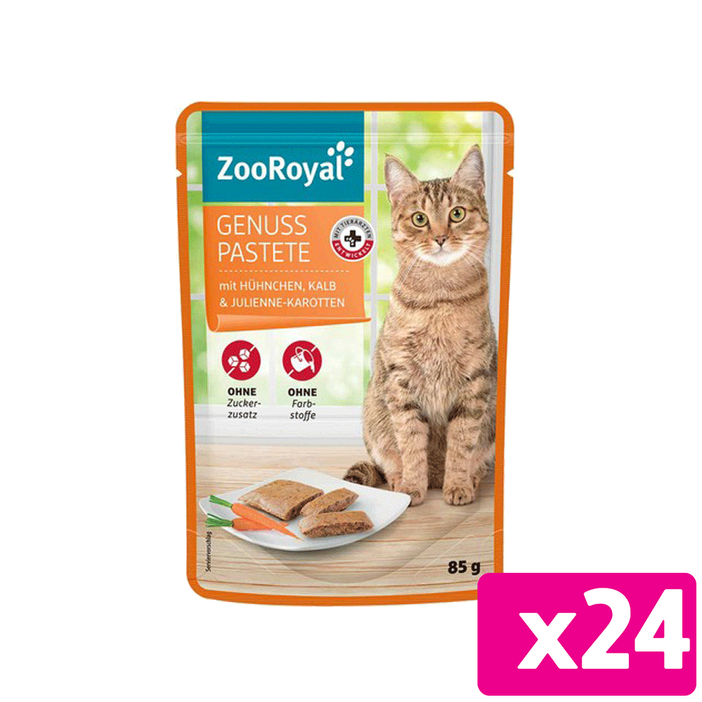 Bild: ZooRoyal Genusspastete Hühnchen Kalb Karotten