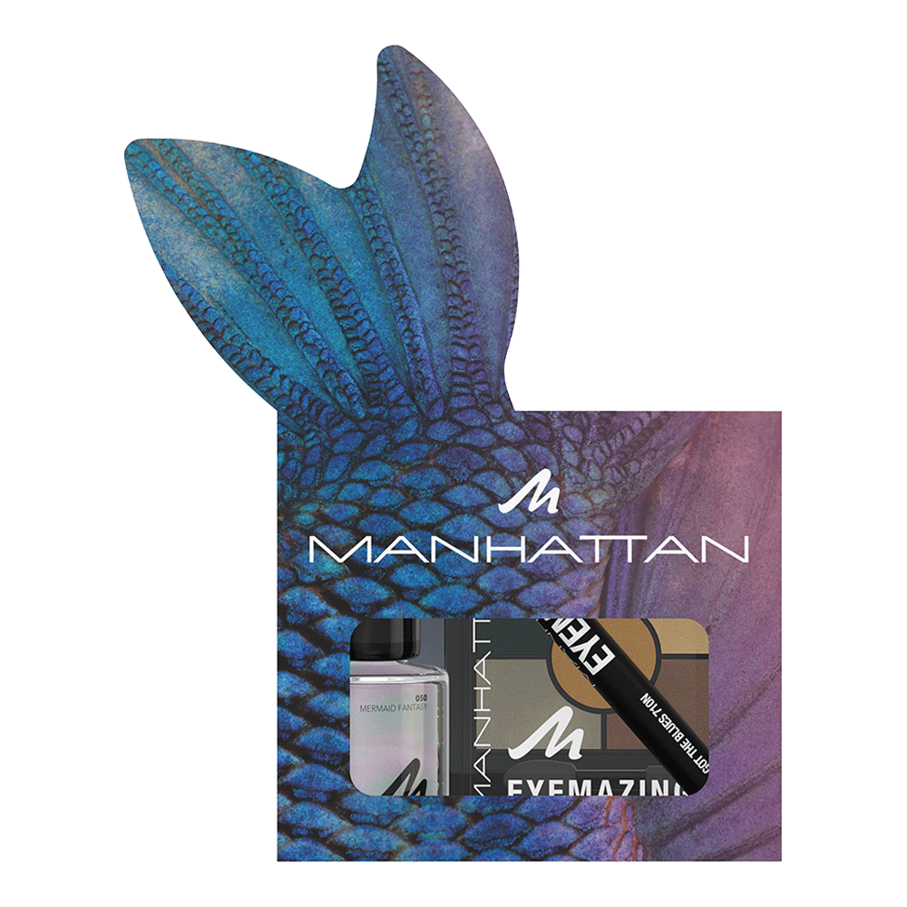 Bild: MANHATTAN Geschenkset Nagellack 050 + Lidschatten Palette + Eyeliner 710N