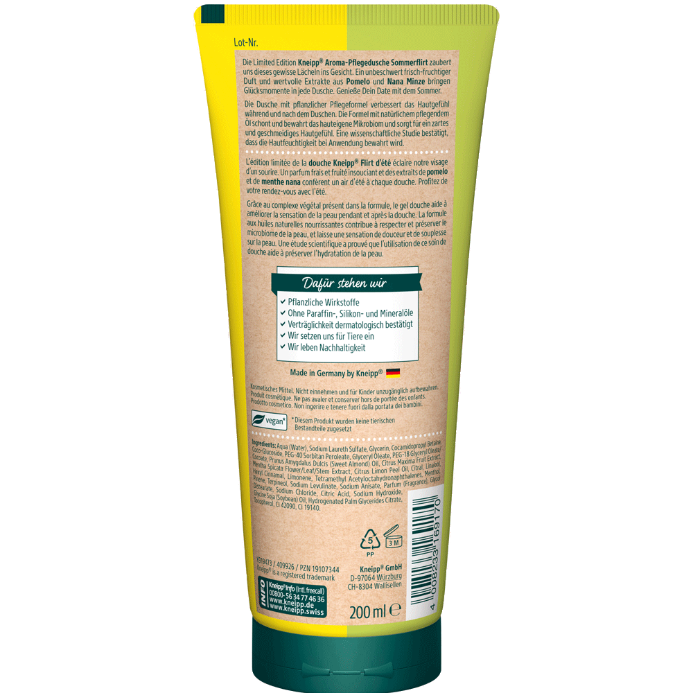 Bild: Kneipp Aroma Pflegedusche Sommerflirt 
