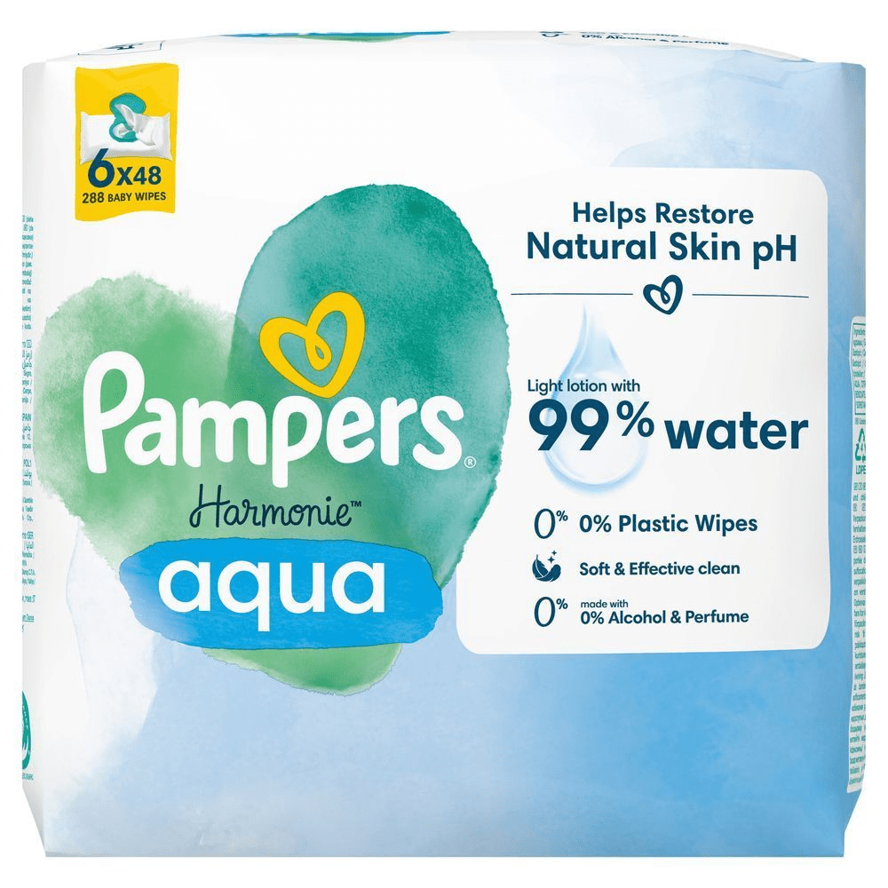 Bild: Pampers Harmonie Aqua Feuchttücher