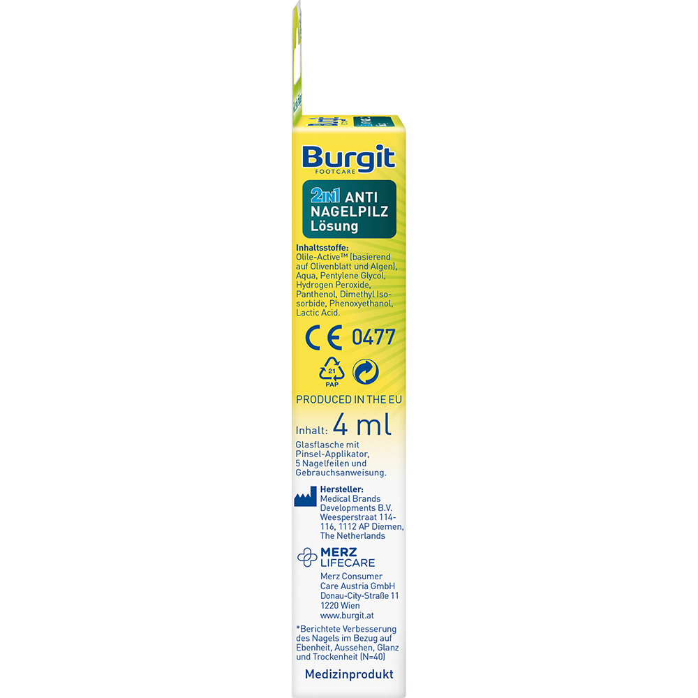 Bild: Burgit Footcare 2in1 Anti Nagelpilz Lösung 