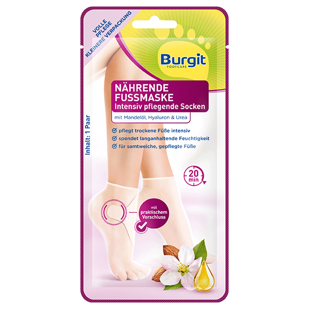 Bild: Burgit Footcare Nährende Fußmaske Socken