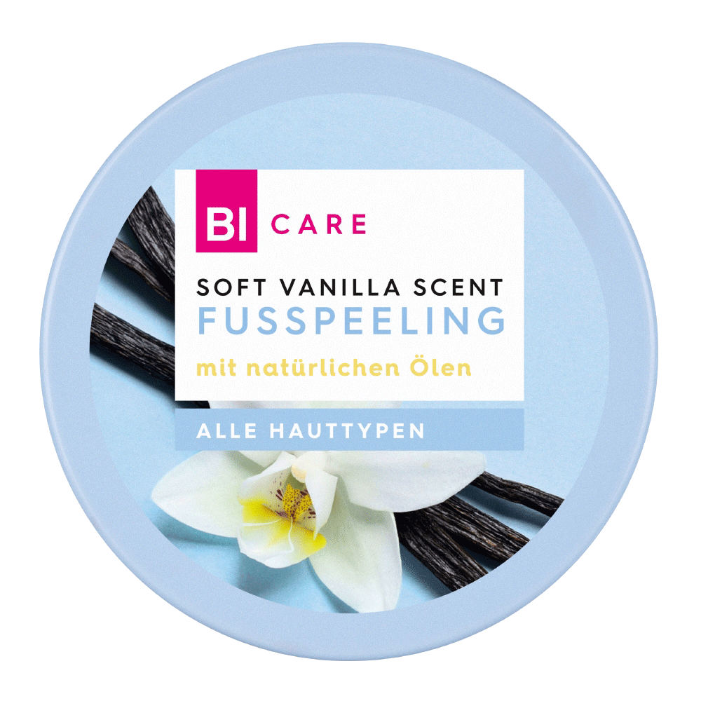 Bild: BI CARE Fusspeeling Soft Vanilla Scent