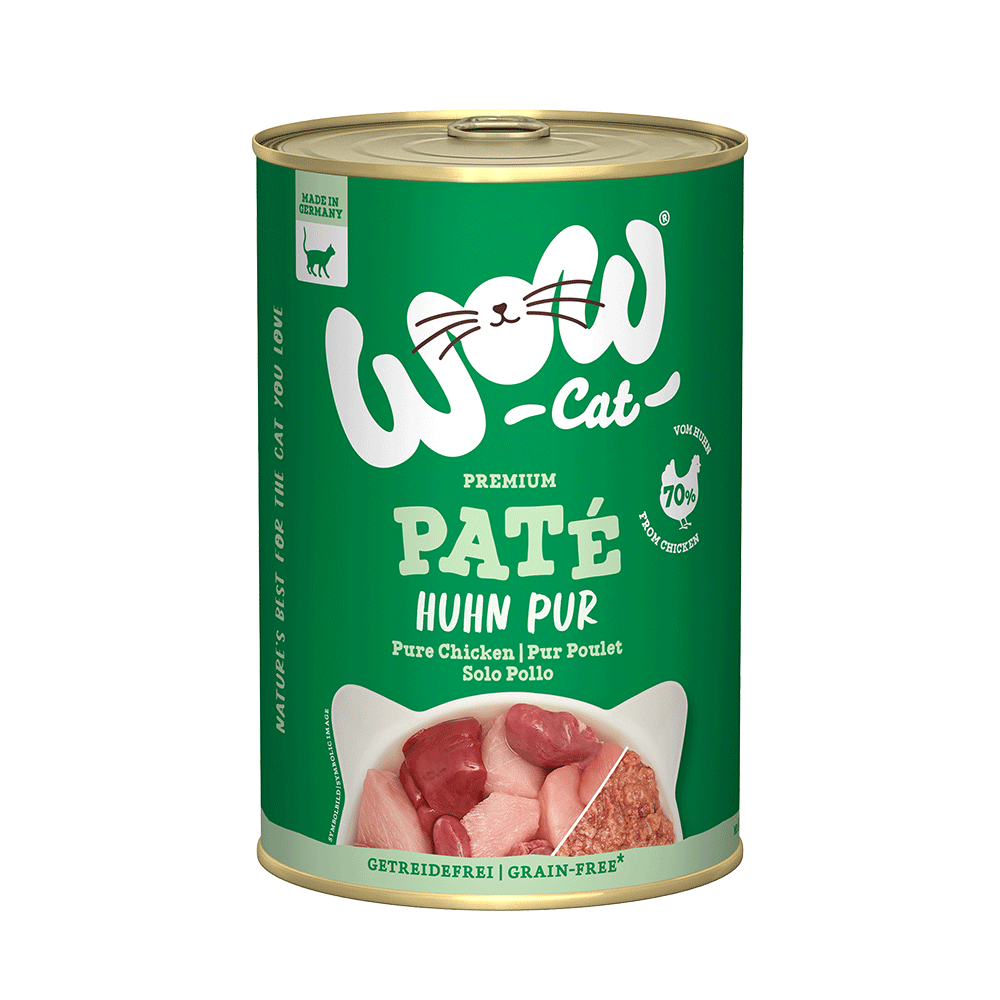 Bild: WOW Cat Premium Paté Huhn Pur
