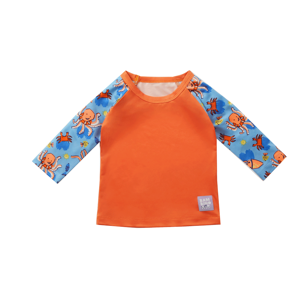 Bild: bambino mio Schützendes Schwimmshirt Wellen 6-12 Monate 