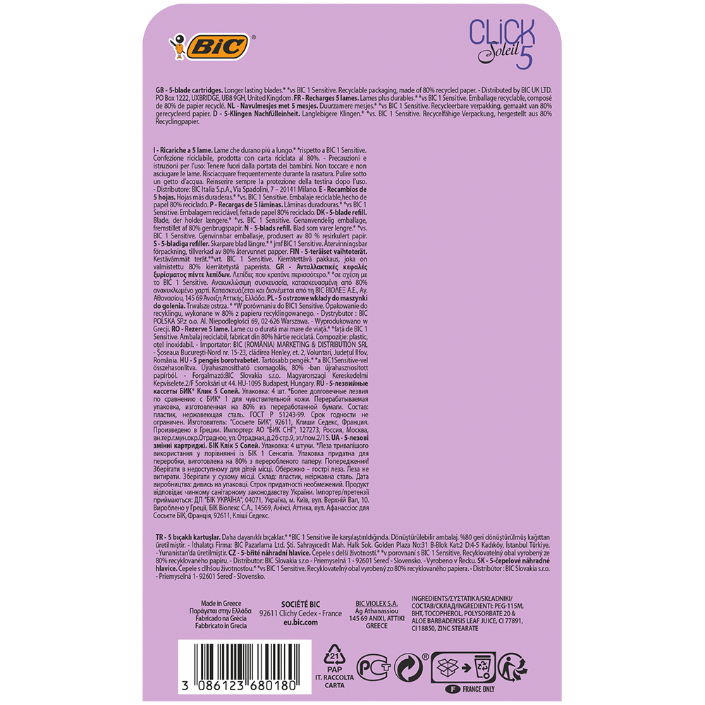 Bild: BIC Click 5 Soleil Refill