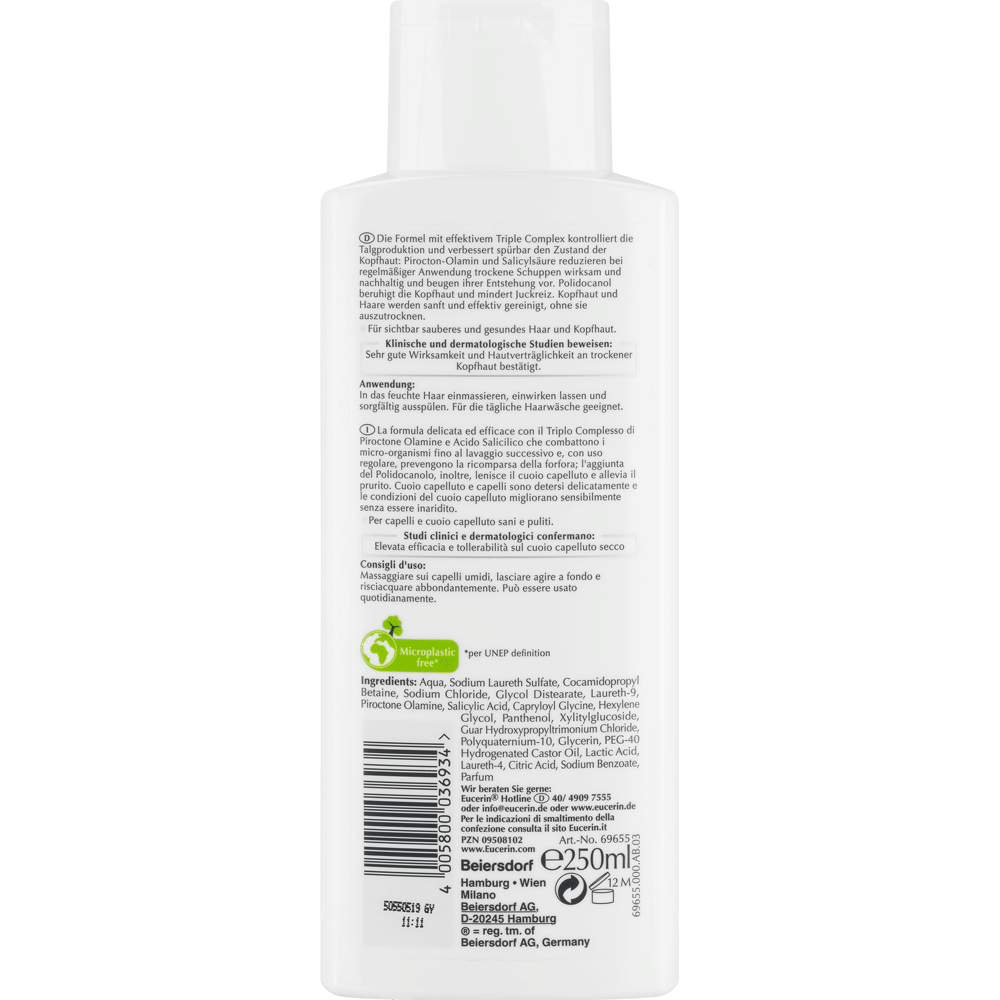 Bild: Eucerin Dermo Capillaire Creme Shampoo Anti Schuppen 