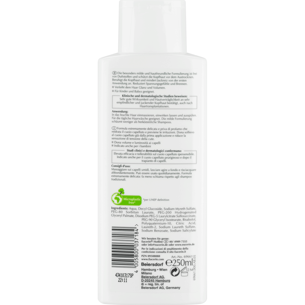 Bild: Eucerin Dermo Capillaire Shampoo Hypertolerant 