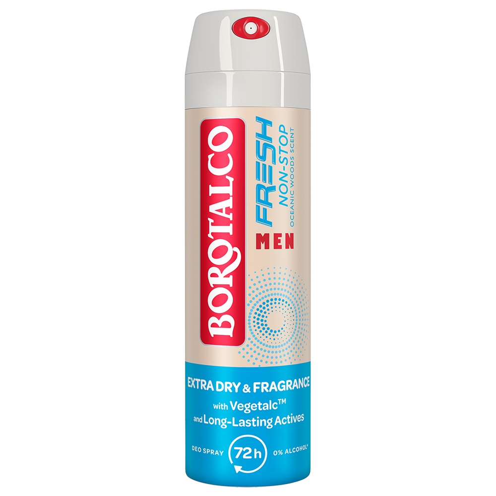Bild: BOROTALCO Deo-Spray Men Oceanic Wood