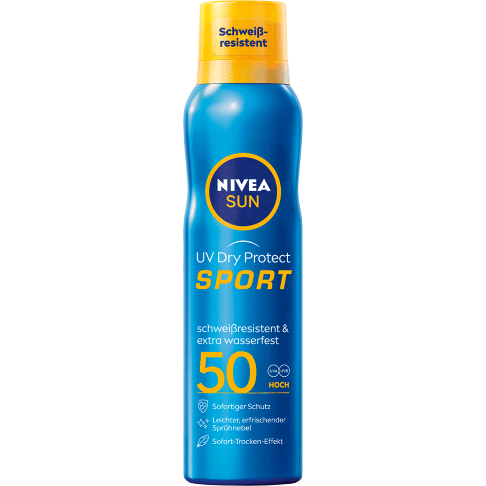 Bild: NIVEA Sun Schutz & Frische Sonnenspray LSF 50