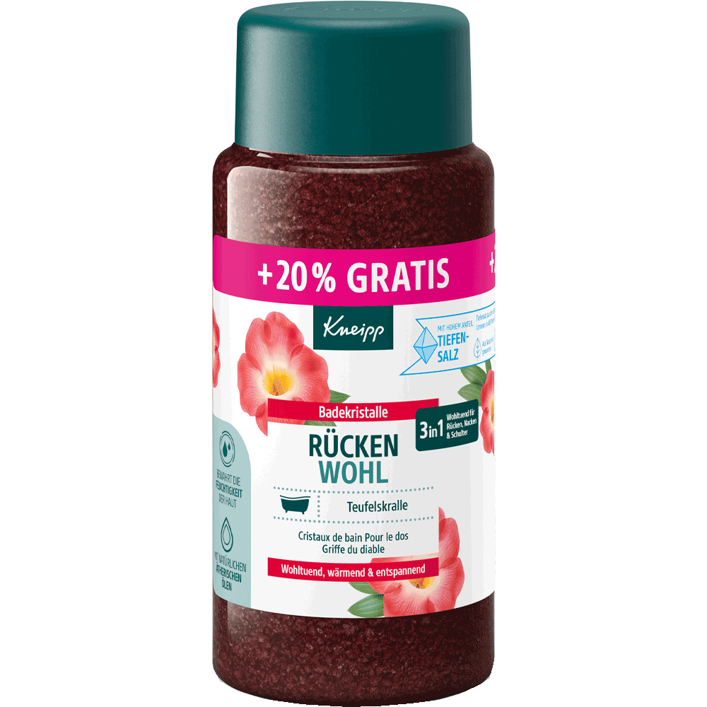 Bild: Kneipp Badekristalle Rücken Wohl