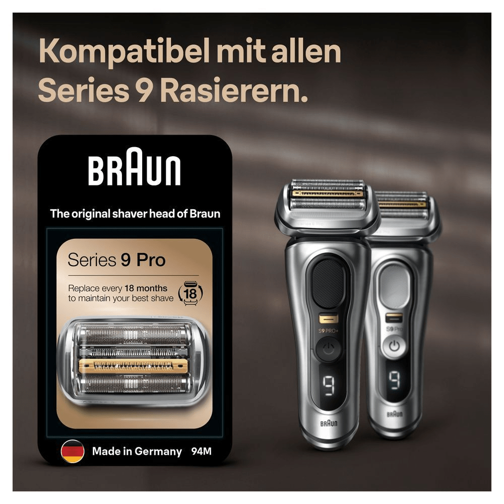 Bild: Braun Elektrorasierer Ersatzscherteil Silber