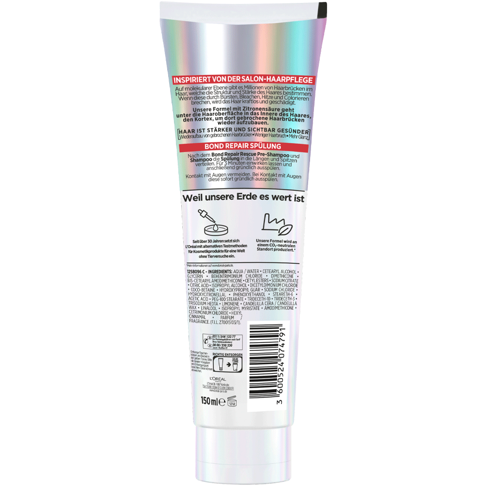 Bild: L'ORÉAL PARIS ELVITAL Bond Repair Spülung