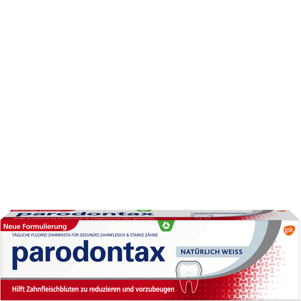 Bild: Parodontax Zahncreme Natürlich Weiss