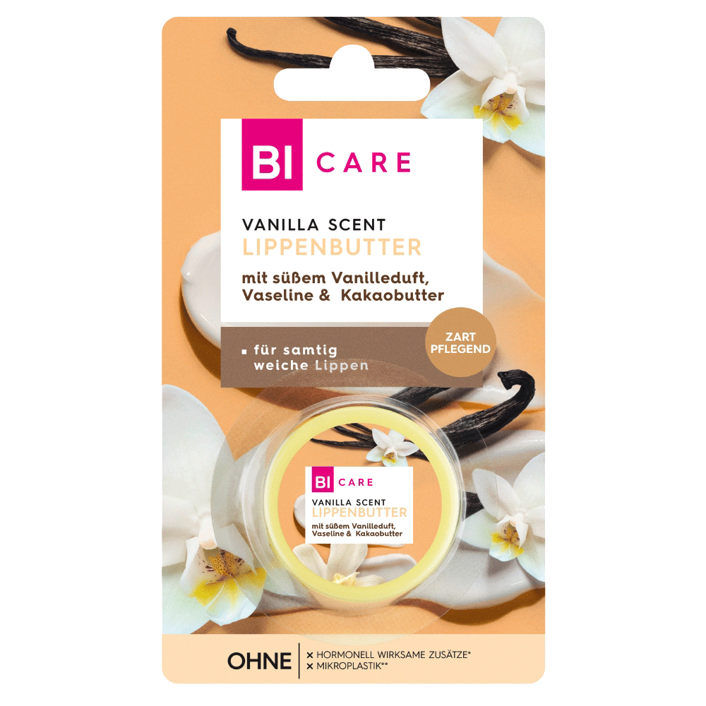 Bild: BI CARE Lippenbutter Vanilla Scent