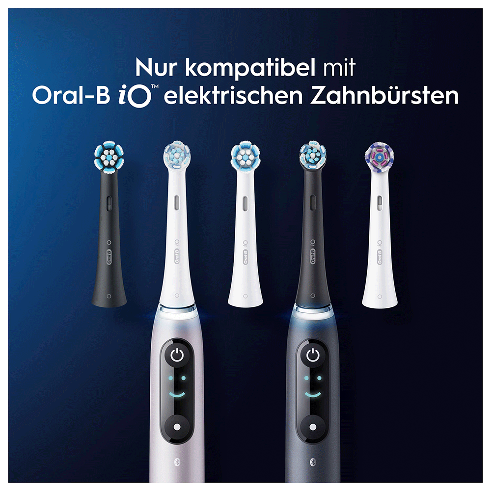 Bild: Oral-B iO Black Ultimative Reinigung Aufsteckbürsten, Schwarz