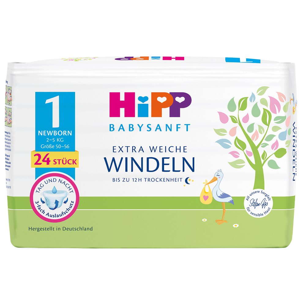 Bild: HiPP Windeln Gr. 1, 2kg - 5kg 