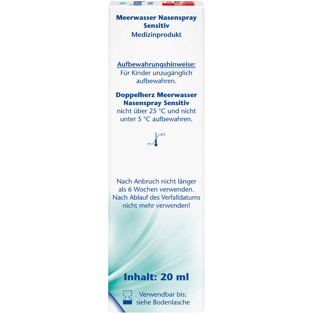 Bild: DOPPELHERZ Meerwasser Nasenspray Sensitiv