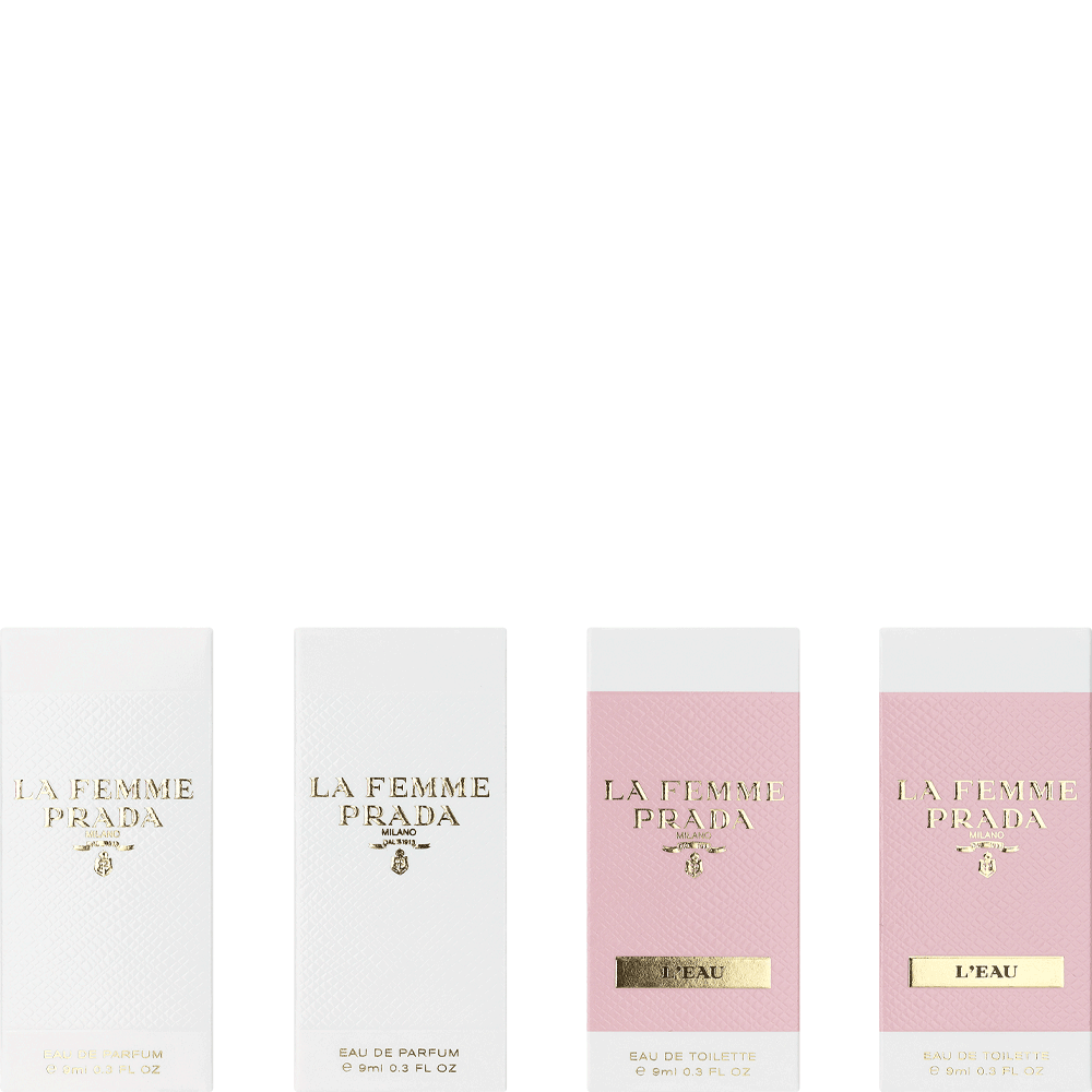 Bild: Prada Miniaturenset La Femme 2x 9 ml + La Femme L'Eau 2x 9 ml