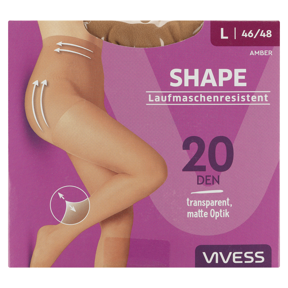 Bild: Vivess Strumpfhose Shape Laufmaschenresistent L 