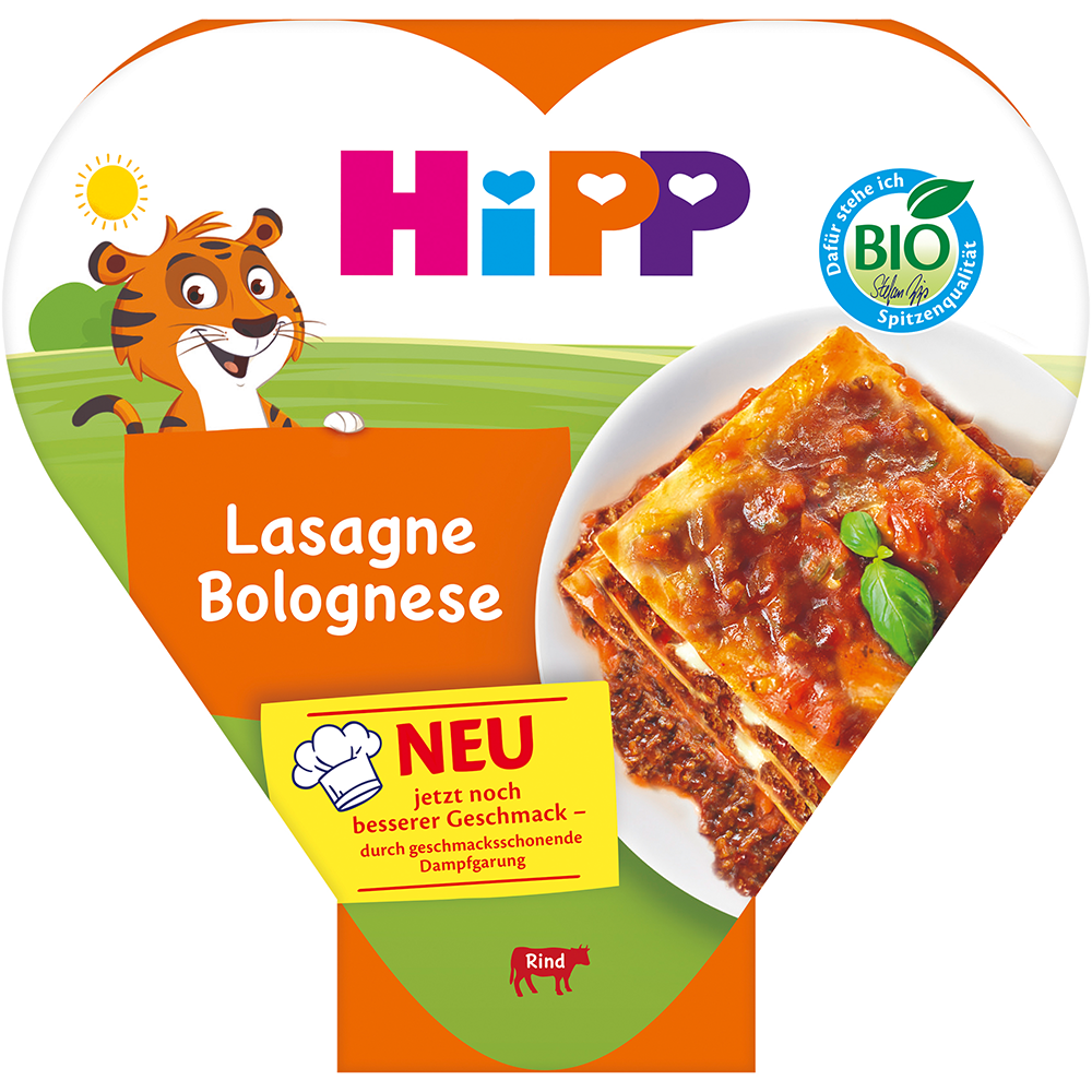 Bild: HiPP Lasagne Bolognese