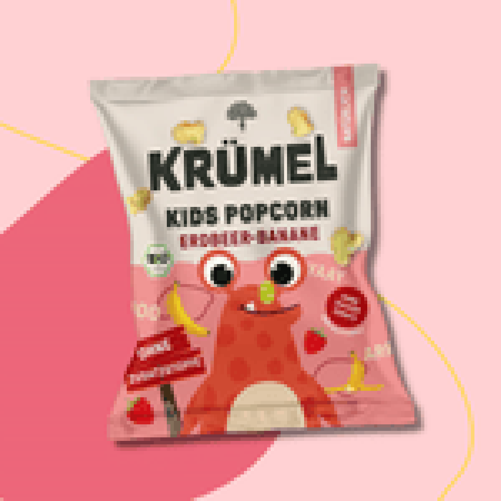 Bild: Krümel Kids Popcorn Erdbeer-Banane