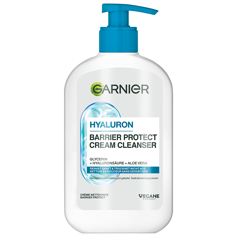 Bild: GARNIER Hyaluron Barrier Protect Cream Cleanser 