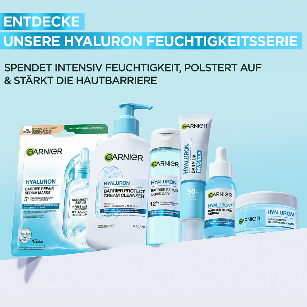 Bild: GARNIER Hyaluron Barrier Protect Cream Cleanser 