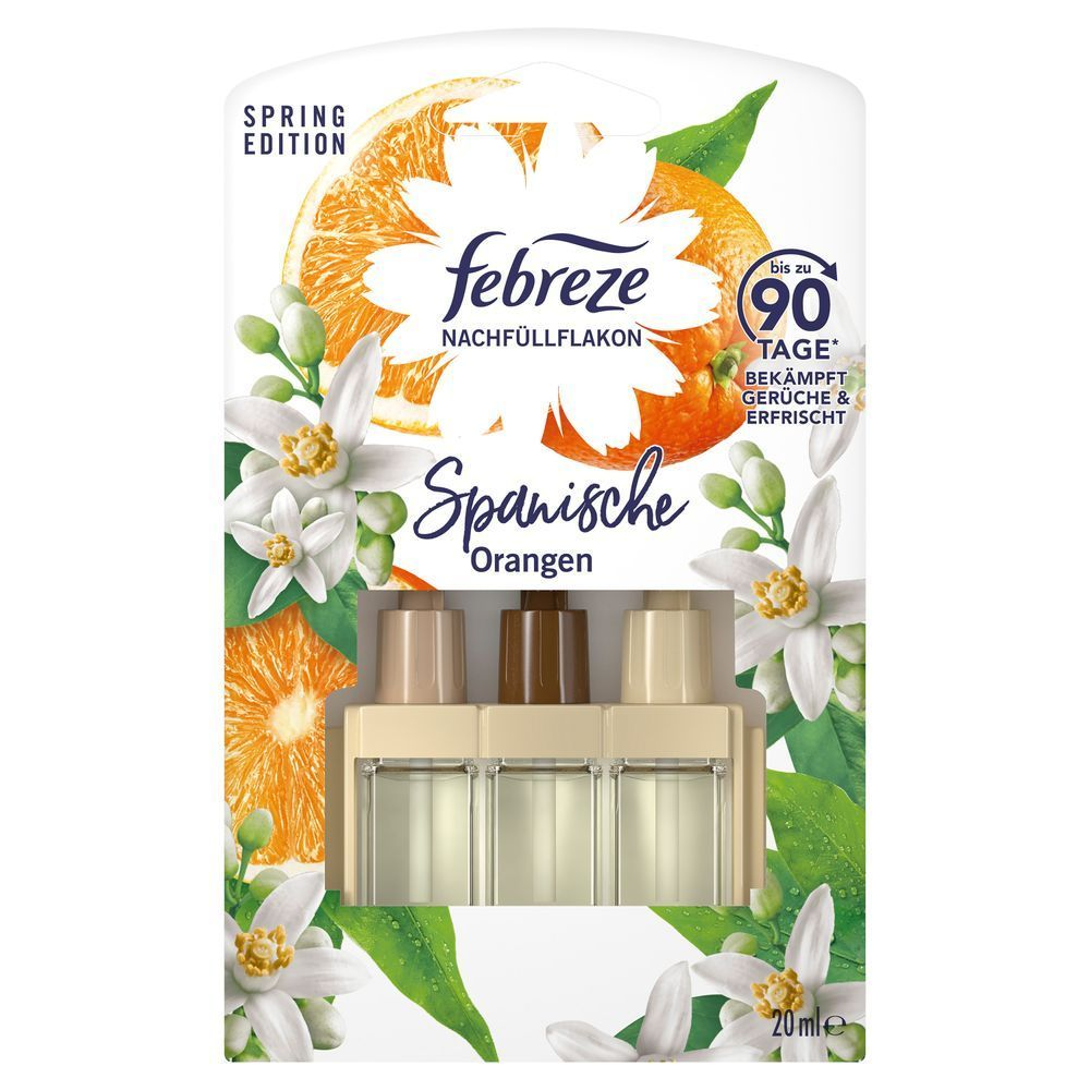 Bild: Febreze 3Volution Lufterfrischer Duftstecker Nachfüllflakon Spanische Orange