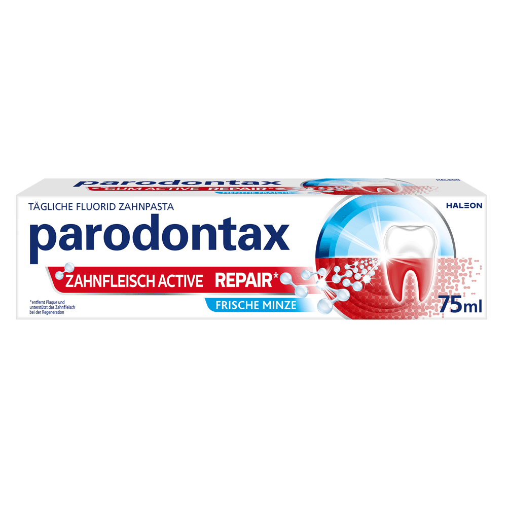 Bild: Parodontax Zahnfleisch Active Repair Zahnpasta Frische Minze