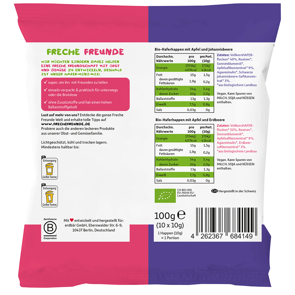 Bild: Freche Freunde Hafer-Mini Mix 